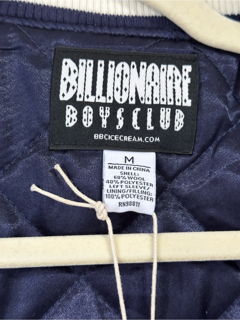 NWT Billionaires Boys Club BBC Varsity Jacket Sudan Brown Astral Multicolor SZ:M - Picture 15 of 15